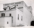 The back of the Stevens Point Brewery's brewhouse in 1953.